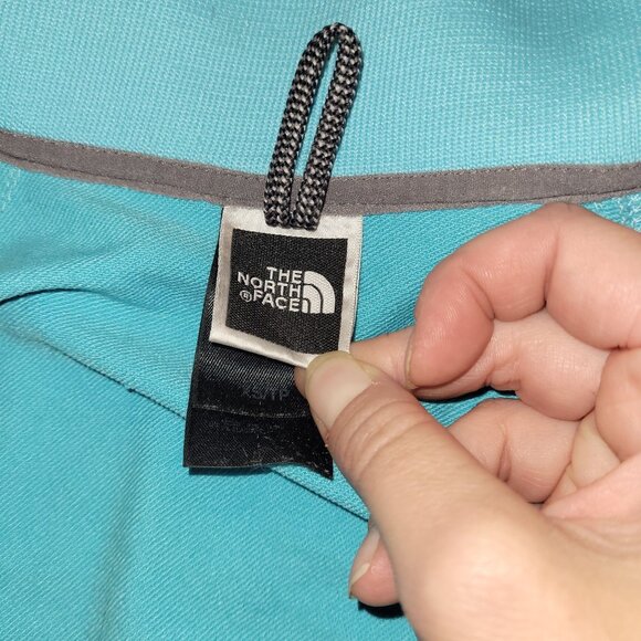 The North Face Youth XS Apex Bionic Jacket Light Blue/White Zip Front Zip Pocket - Picture 8 of 9